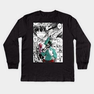 Izuku Mudoriya Kids Long Sleeve T-Shirt